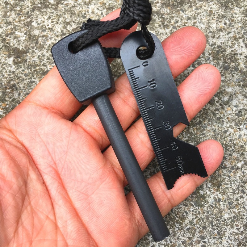 ชุดอุปกรณ์จุดไฟสำหรับเอาตัวรอด - Magnesium Fire Starter บทวิจารณ์และราคา